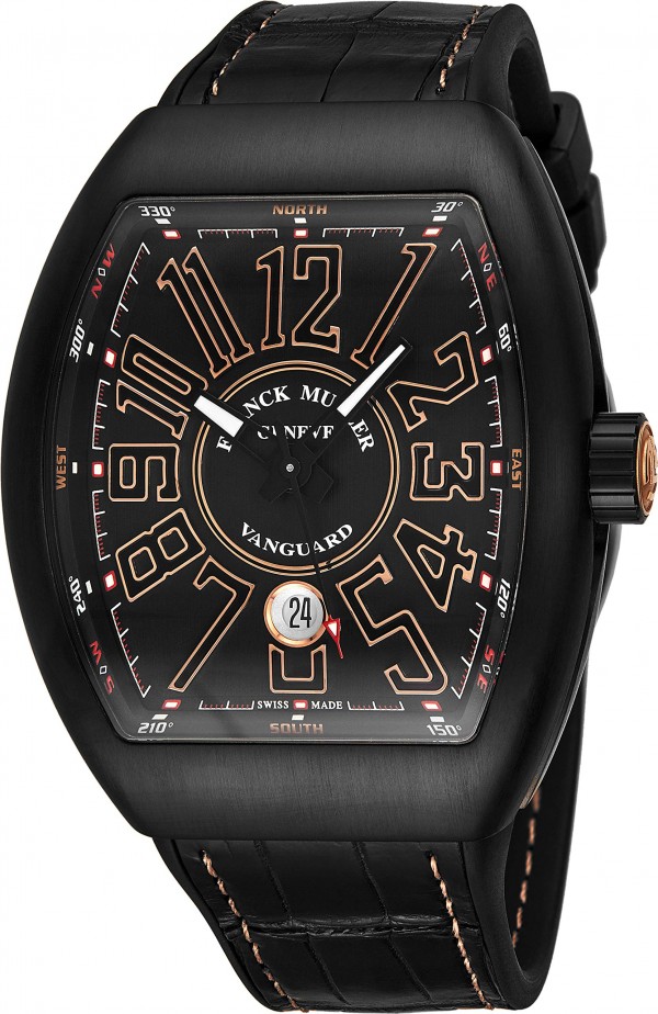 Franck Muller Vanguard Black Titanium Automatic Watch