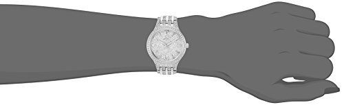 Bulova Ladies's Crystal-Studded Stainless-Steel Watch ⌚✨
