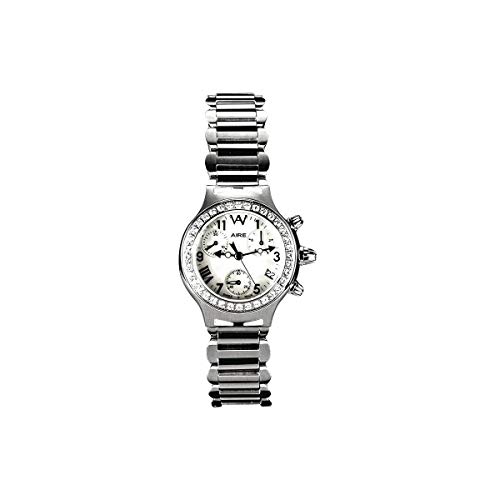 Aire Parlay Swiss Made Quartz Chronograph Unique Diamond Women's Watch