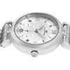 Alexander Monarch Olympias Date Diamond Silver Large Face Watch for Women