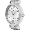 Alexander Monarch Olympias Date Silver Large Face Watch for Women