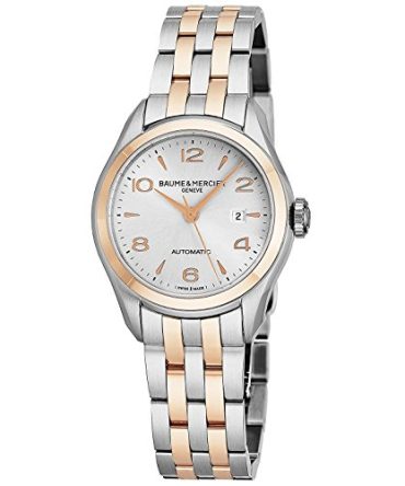 Baume & Mercier Clifton Womens Two Tone Automatic Watch