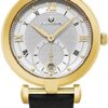 Alexander Monarch Olympias Date Silver Large Face Watch