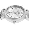 Alexander Monarch Olympias Date Silver Large Face Watch for Women