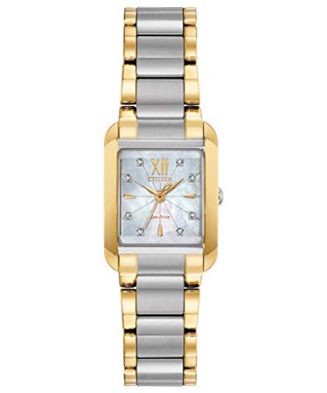 Ladies' Citizen Eco-Drive Bianca Crystal Two-Tone Watch