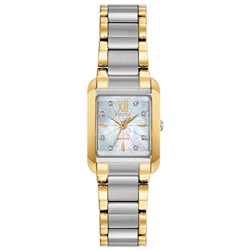 Ladies' Citizen Eco-Drive Bianca Crystal Two-Tone Watch