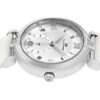 Alexander Monarch Olympias Date Diamond Silver Large Face Watch for Women