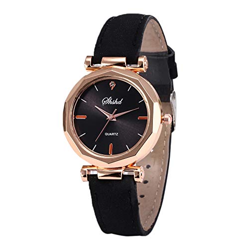 Womens Leather Watch,Fashion Casual Watches for Women