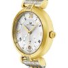 Alexander Monarch Olympias Date Diamond Silver Watch for Women