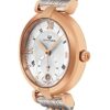 Alexander Monarch Olympias Date Silver Watch for Women