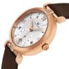 Alexander Monarch Olympias Date Diamond Silver Elegant Ladies Watch