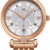 Alexander Monarch Olympias Date Diamond Silver Watch for Women