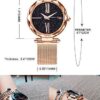 Starry Sky Women's Magnetic Mesh Watch - Stylish, Waterproof & Elegant