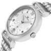 Alexander Monarch Olympias Date Diamond Silver Large Face Watch for Women