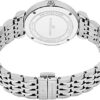 Alexander Monarch Olympias Date Silver Large Face Watch for Women
