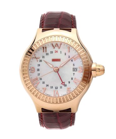 Aire Parlay Swiss Made 18 Karat Solid Gold Automatic GMT Watch