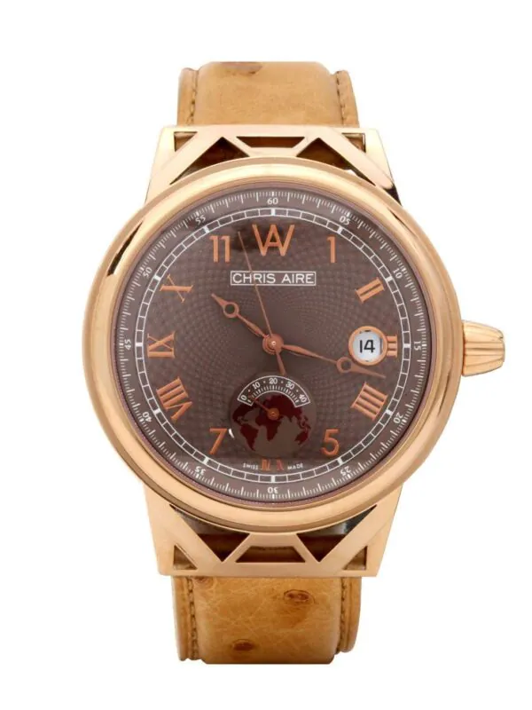 Aire Capitol Hill Watch Swiss Made 18 Karat Solid Gold Watch