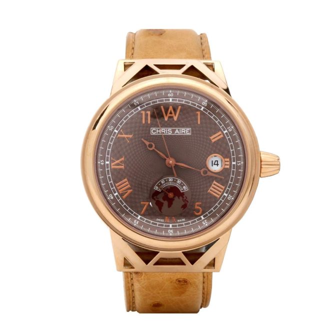 Aire Capitol Hill Watch Swiss Made 18 Karat Solid Gold Watch