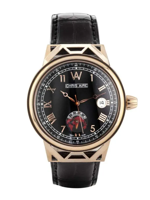Aire Capitol Hill Watch Swiss Made 18 Karat Solid Gold Watch