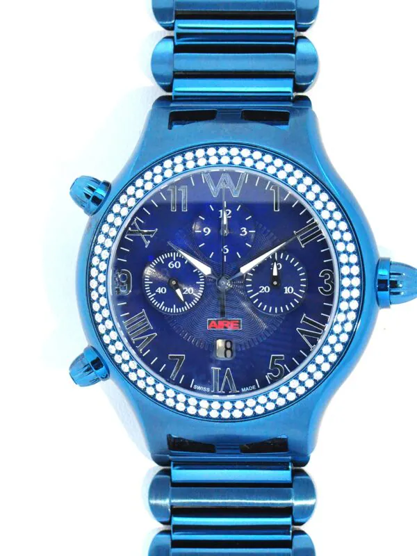 Aire Parlay Ambidextrous Swiss Made Over-Sized Unique Diamond Watch