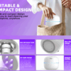 Ultrasonic UV Cleaner for Jewelry, Dentures & More – 360° Deep Cleaning with 99.99% Sterilization