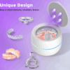 Ultrasonic UV Cleaner with 42kHz Deep Cleaning and 99.99% Sterilization for Jewelry, Dentures, and Personal Items. 